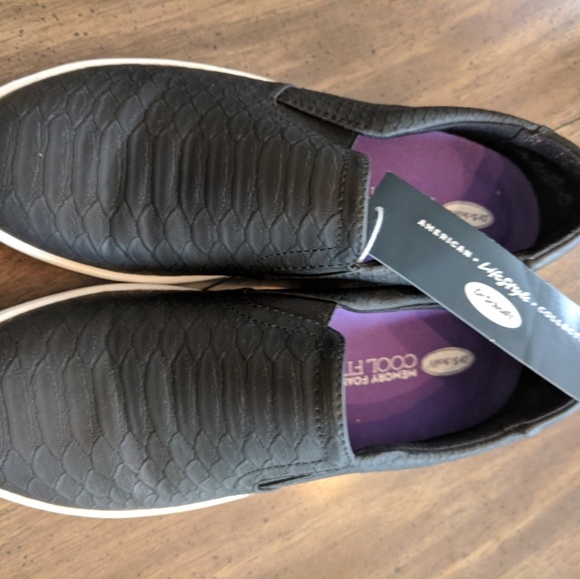 Dr scholl's madison black python Clearance
